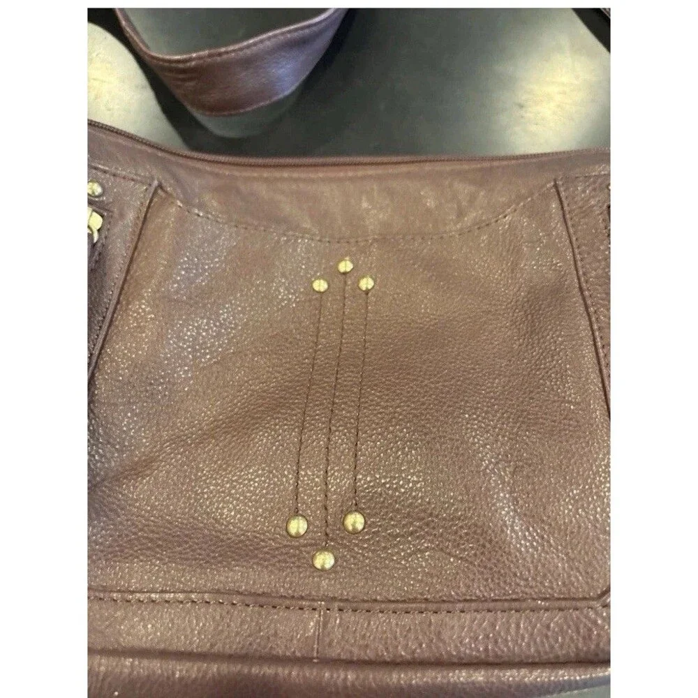 Great American Leather Works Brown Leather Shoulder Crossbody Bag Purse